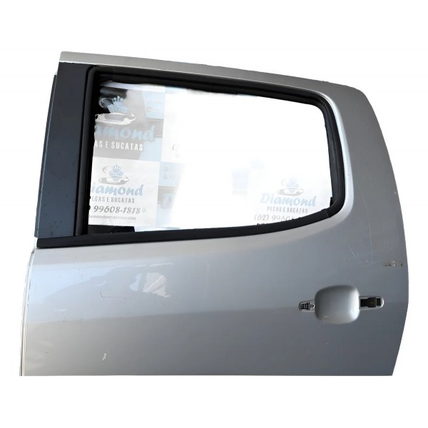 Porta Traseira Esquerda S10 2018 Original Traseira Esquerdo Prateado