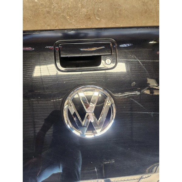Tampa Traseira Amarok 2017 Preta C\detalhe Preto