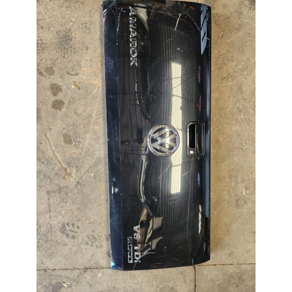 Tampa Traseira Amarok 2017 Preta C\detalhe Preto