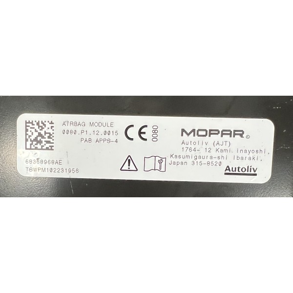 Caixa Metálica Painel Passageiro Dodge Ram 2019 A 2024