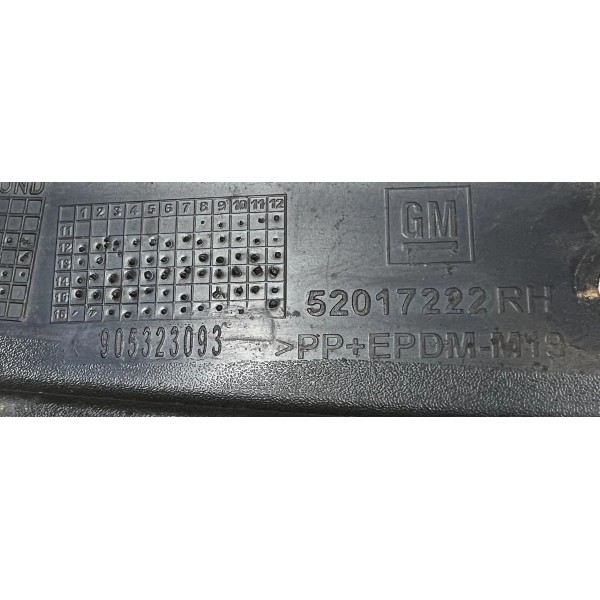 Parabarro Lameiro Traseiro Ld S-10 2012-2021 Preto