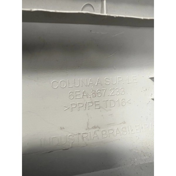 Acabamento Coluna Diant Esquerda Vw Virtus Polo 2018 A 2022