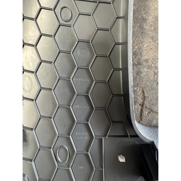 Moldura Acabamento Inferior Painel Vw Polo 2018 Á 2022 Preto