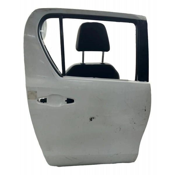 Porta Traseira Direita Da Hilux 2016/2024 Original C/detalhe Traseira Direito Branco