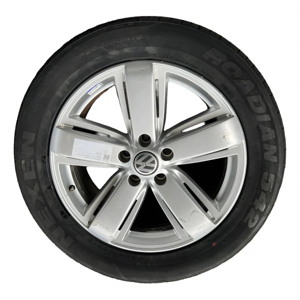 Jogo De Rodas C/pneus Amarok 2020 - 255/55 R19 Original Prateado