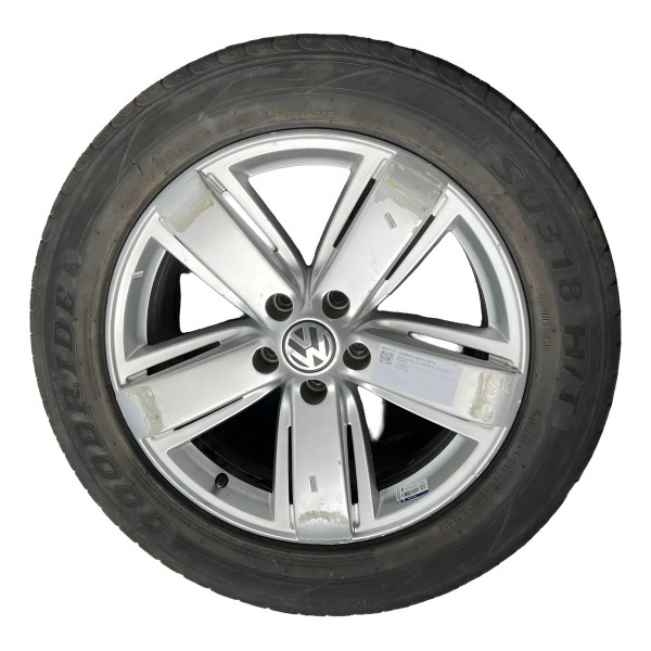 Jogo De Rodas C/pneus Amarok 2020 - 255/55 R19 Original Prateado
