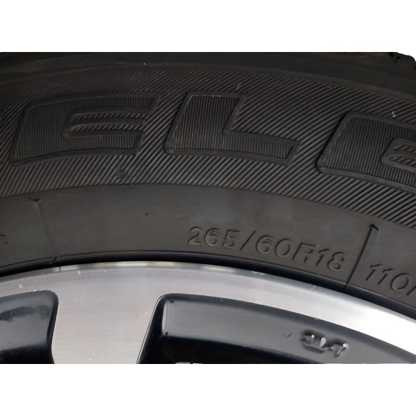 Roda Avulsa Hilux Srx 2021/22 Aro 265/60r18 (unid C/pneu) Preto