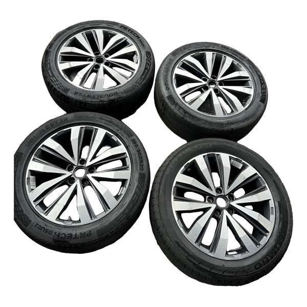 Jogo De Rodas C/pneus Amarok Extreme 2025 Original Prateado