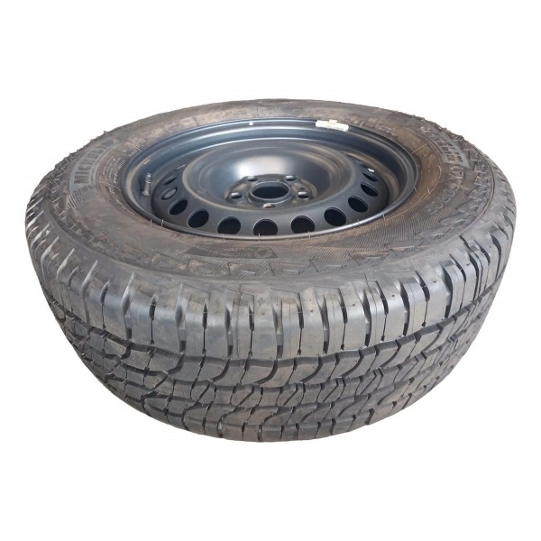 Roda Estepe Amarok V6 Pneu 245/65r17 2020/2022 Preto