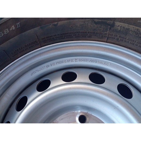 Roda Estepe Hilux Sw4 2.8 265/65r17 Original Prateado