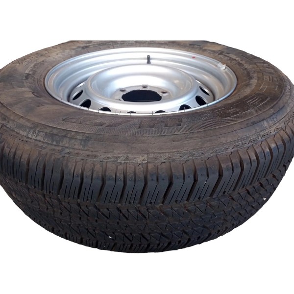 Roda Estepe Hilux Sw4 2.8 265/65r17 Original Prateado