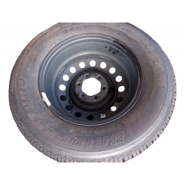 Roda Estepe Hilux Sw4 2.8 265/65r17 Original Prateado