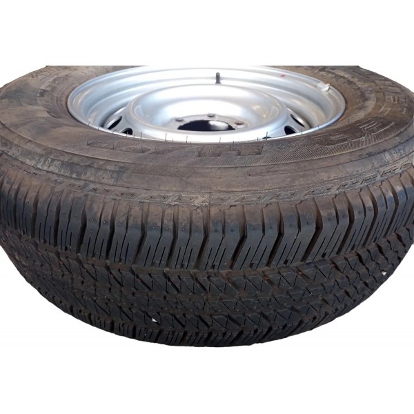 Roda Estepe Hilux Sw4 2.8 265/65r17 Original Prateado