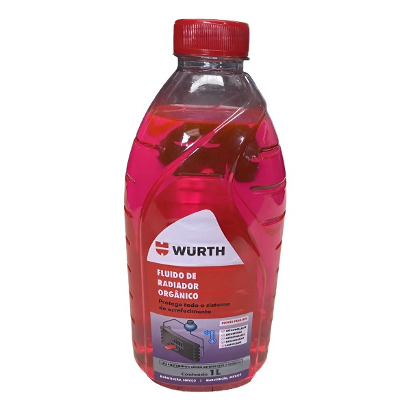 Fluido De Radiador Organico Wurth 1l