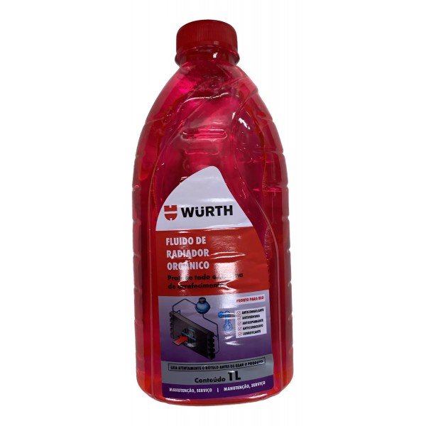 Fluido De Radiador Organico Wurth 1l