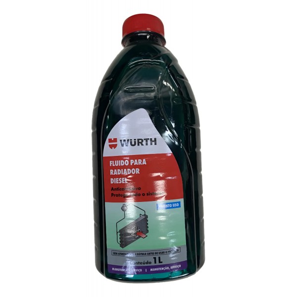 Fluido Para Radiador Diesel Wurth 1l