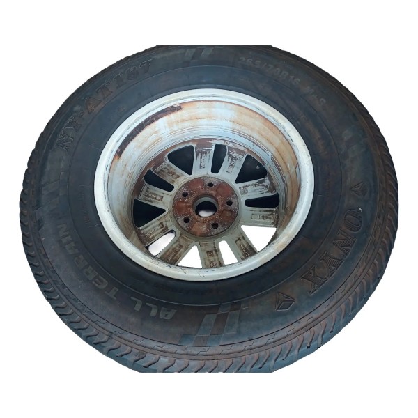 Roda 16 Avulsa Amarok 2016/2020 C/pneu 265/70r16 Cinza