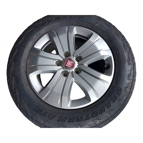 Roda Avulsa C/pneu Aro 16 Fiat Toro 2016/2020 (usado) Cinza