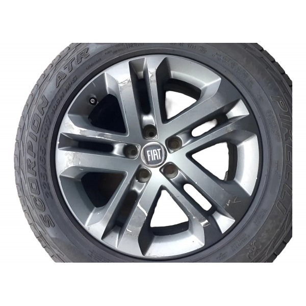 Roda Avulsa 17 Fiat Toro 2016/2021 Original Cinza-escuro