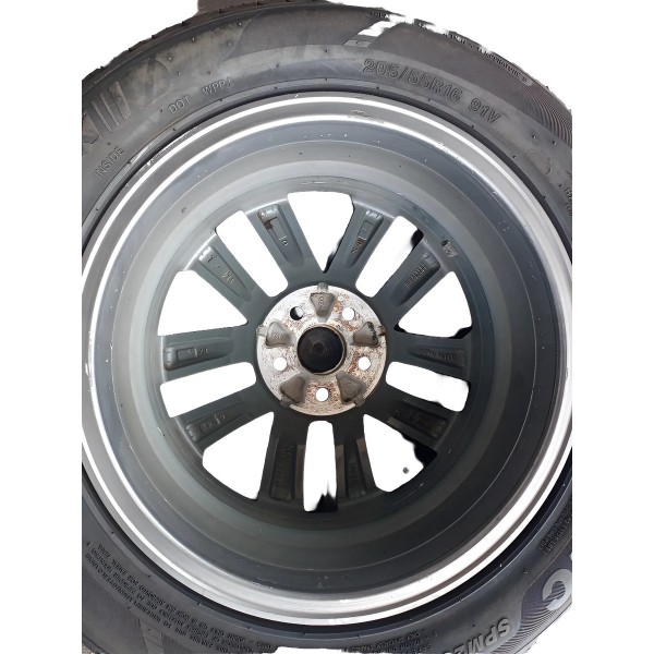 Roda Avulsa Sem Pneu Aro16 Vw Virtus 2020/2021 Original Cinza