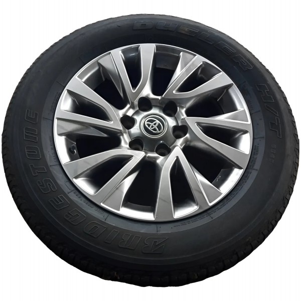 Roda Avulsa Aro18 C/pneu Hilux Sw4 Srx 2020/2023 Original Cinza-escuro