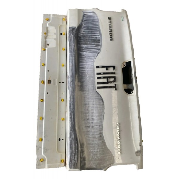 Tampa Traseira Fiat Strada Freedom 2021 2022 Recuperada Branco