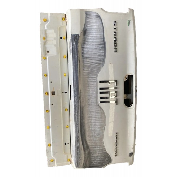 Tampa Traseira Fiat Strada Freedom 2021 2022 Recuperada Branco