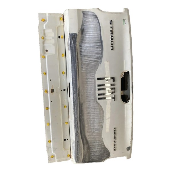 Tampa Traseira Fiat Strada Freedom 2021 2022 Recuperada Branco