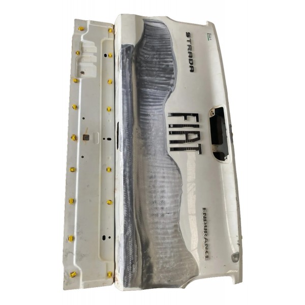 Tampa Traseira Fiat Strada Freedom 2021 2022 Recuperada Branco