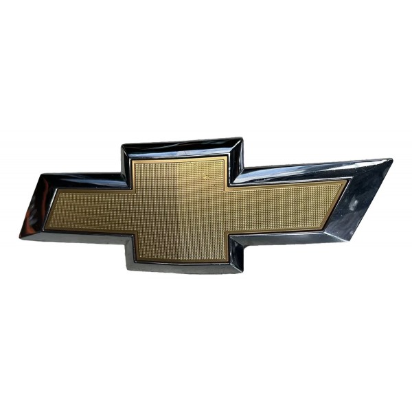 Emblema Dianteiro Grade Chevrolet S10 2017 A 2021 Original Dourado