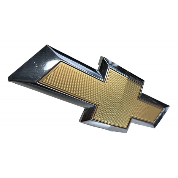 Emblema Dianteiro Grade Chevrolet S10 2017 A 2021 Original Dourado