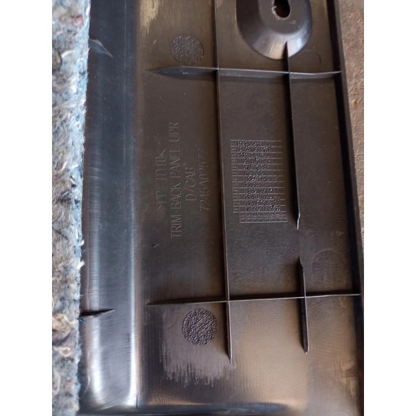 Acabamento Banco Traseiro L200 Triton 2.4 2017/2021 Origin Preto