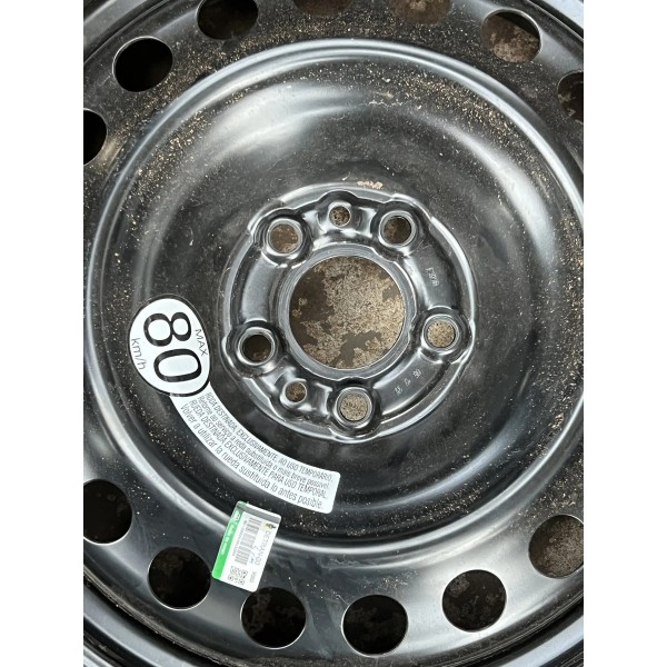 Roda Estepe Fino Aro 16 5 Furos Fiat Fastback 2023 Original