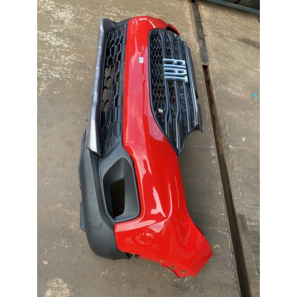 Para-choque Dianteiro Fiat Strada Ranch 2023 Original Vermelho