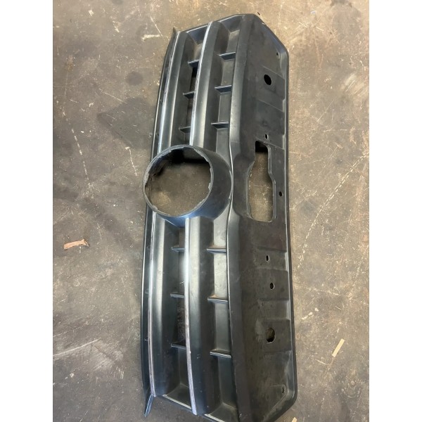 Grade Dianteira Amarok 2015 Friso Cromado Original Vw Preto