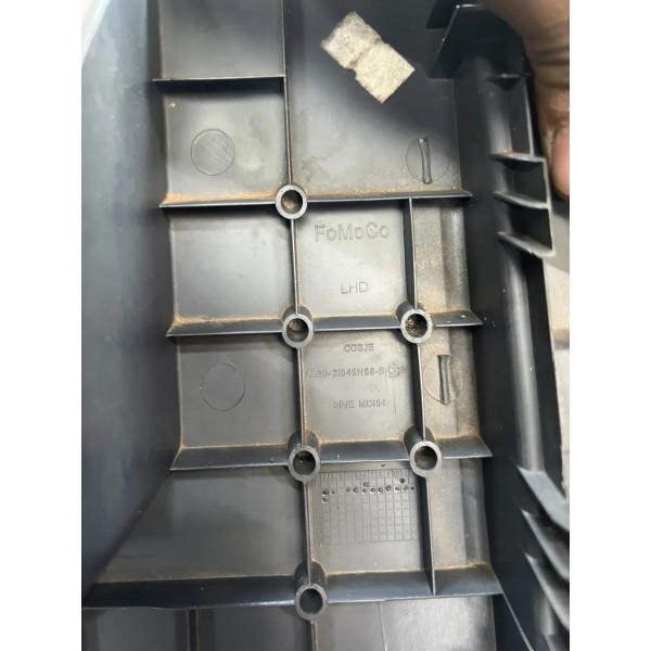 Moldura Inferior Volante Ford Ranger 2015 Original Preto