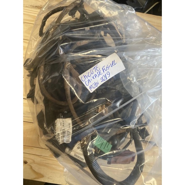 Chicote Com Caixa De Fusível Fiat Mobi 1.0 2019 Original