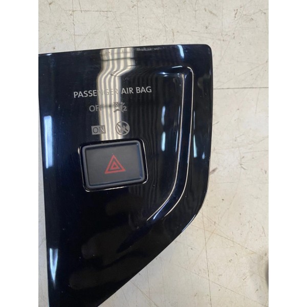 Botão Pisca Alerta C/ Moldura Vw Virtus 2020 Original