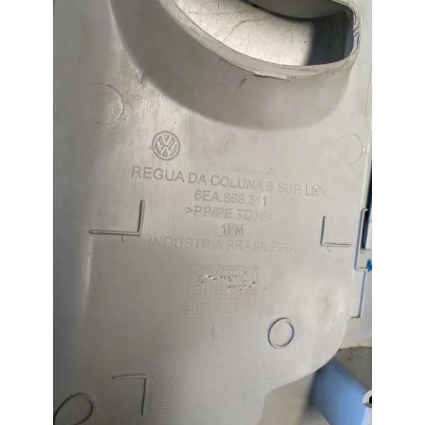 Acabamento Coluna Central Esquerda Vw Virtus 2020 Original