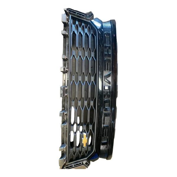 Grade Parachoque Dianteiro Preto Chevrolet S10 2023 Original